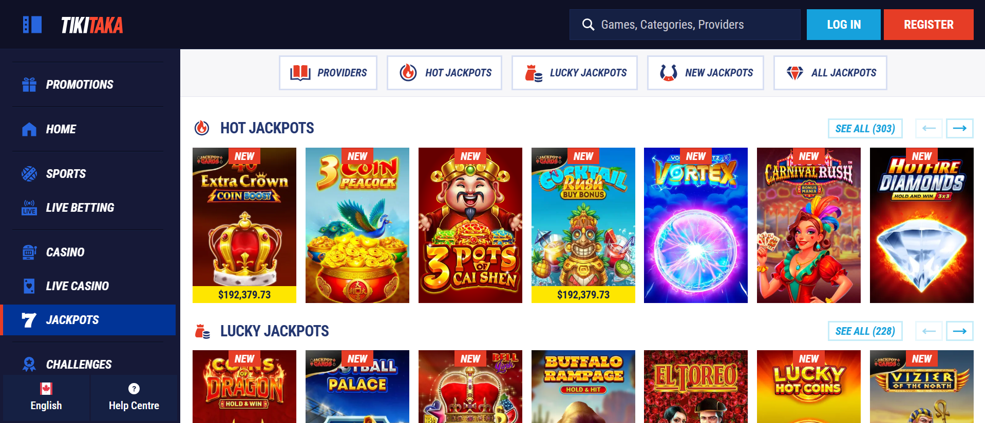 TikiTaka gambling site